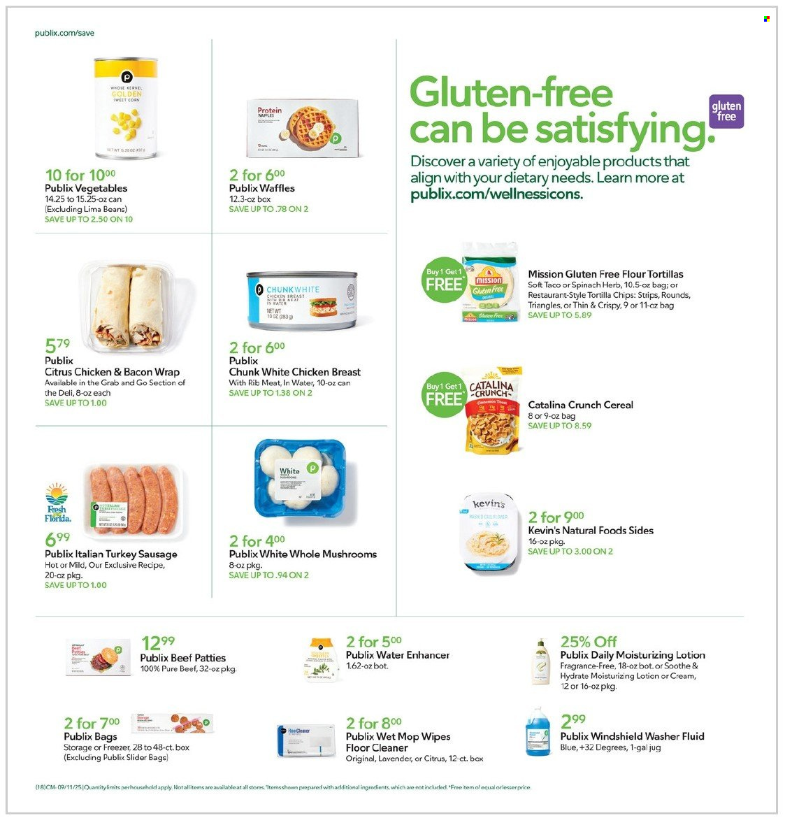 Publix ad - 09/10/2025 - 09/16/2025. Page 18