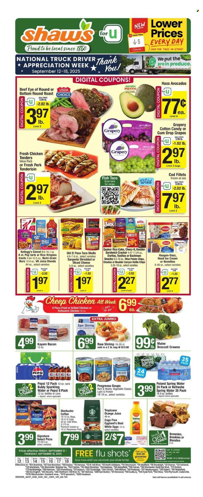 Shaw’s Flyer - 09/12/2025 - 09/18/2025.