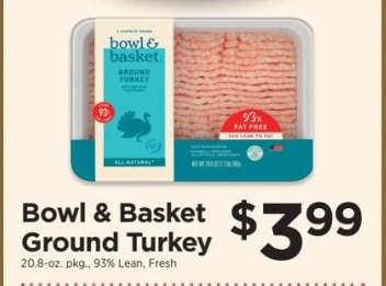 Bowl & Basket Ground Turkey