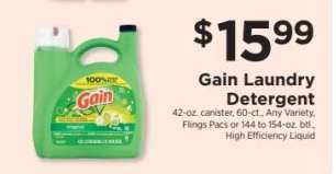 Gain Laundry Detergent