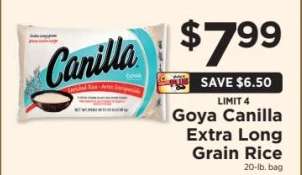 Goya Canilla Extra Long Grain Rice