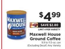 Maxwell House Ground Coffee*
