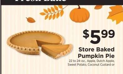 Store Baked Pumpkin Pie