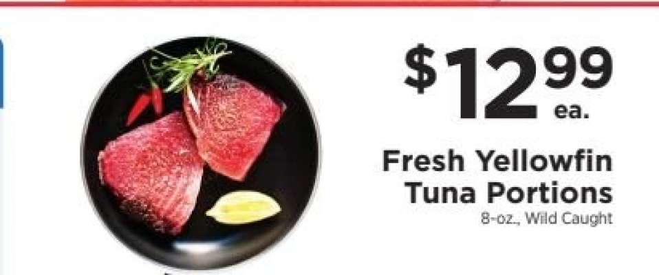 Fresh Yellowfin Tuna Portions