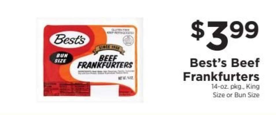Best’s Beef Frankfurters