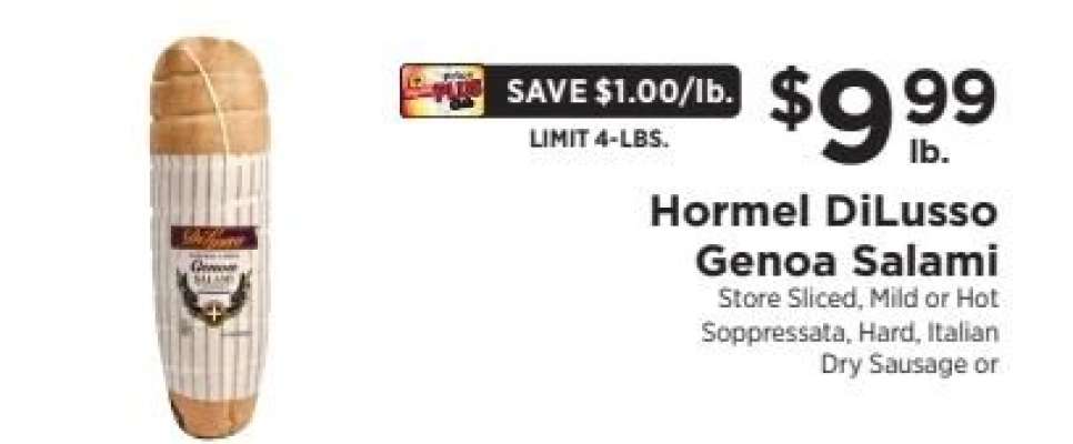 Hormel Dilusso Genoa Salami