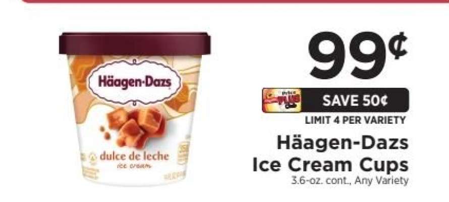 Häagen-Dazs Ice Cream Cups
