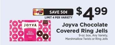 Joyva Chocolate Covered Ring Jells