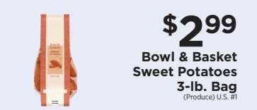 Bowl & Basket Sweet Potatoes