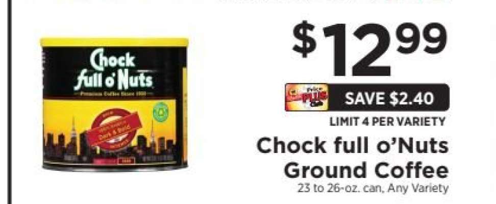 Chock full O'Nuts Ground Coffee