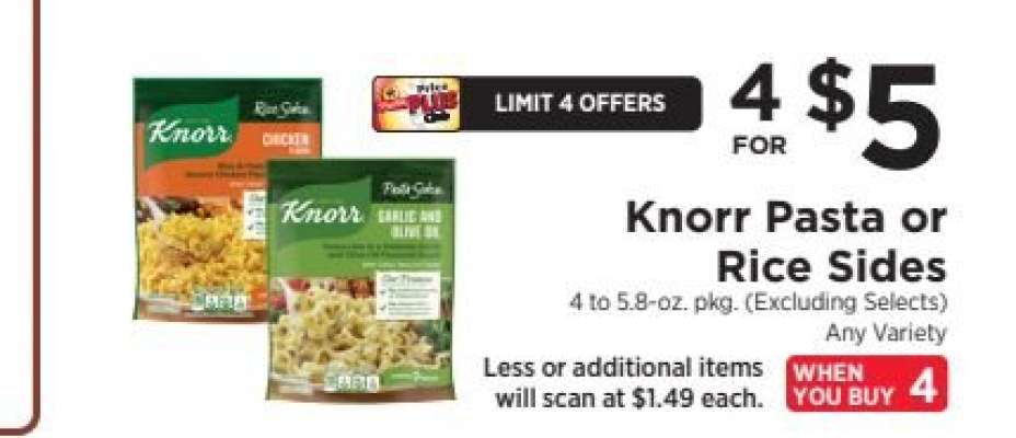 Knorr Pasta or Rice Sides