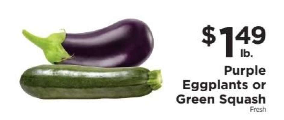 Purple Eggplants or Green Squash