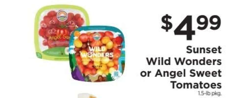 Sunset Wild Wonders or Angel Sweet Tomatoes