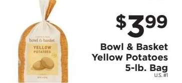 Bowl & Basket Yellow Potatoes