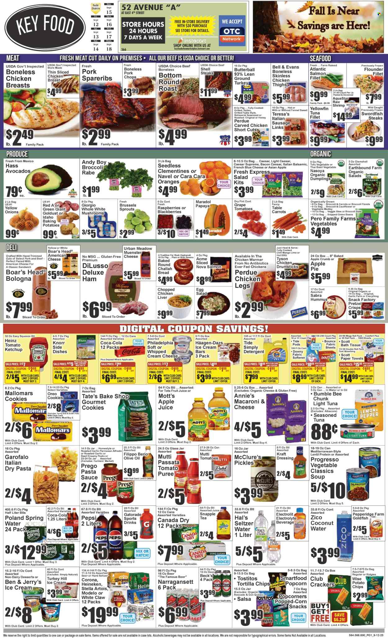 Key Food ad - 09/12/2025 - 09/18/2025. Page 1