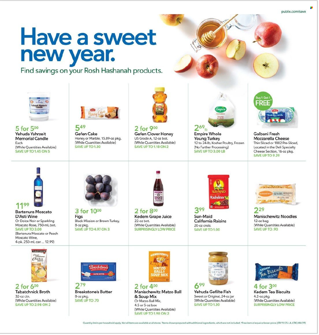 Publix ad - 09/11/2025 - 09/17/2025. Page 1