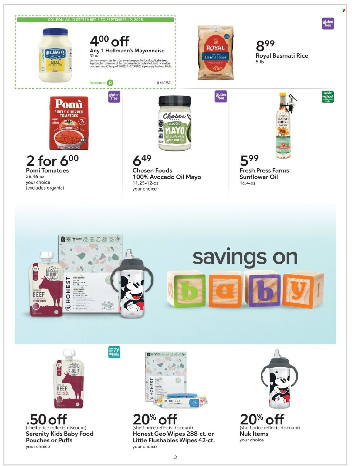 Publix ad - 09/06/2025 - 09/19/2025. Page 2