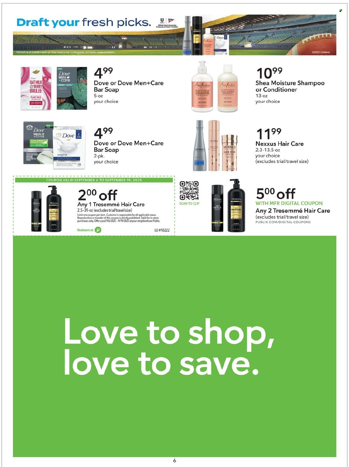 Publix ad - 09/06/2025 - 09/19/2025. Page 6