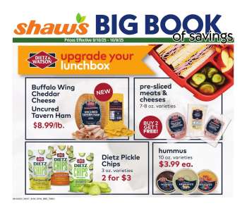 Shaw’s Flyer - 09/10/2025 - 10/09/2025.