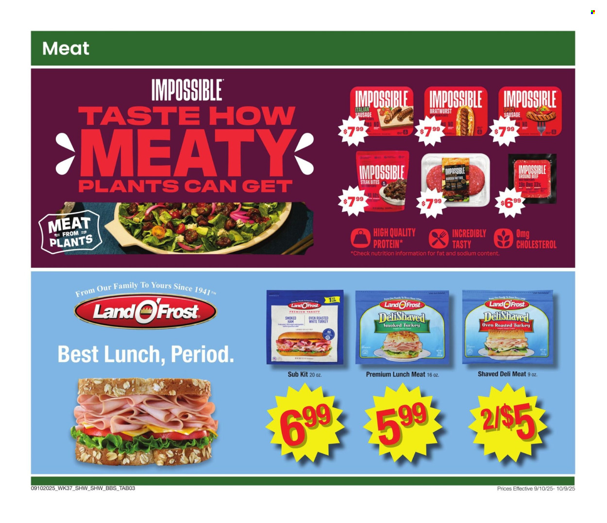 Shaw’s ad - 09/10/2025 - 10/09/2025. Page 3