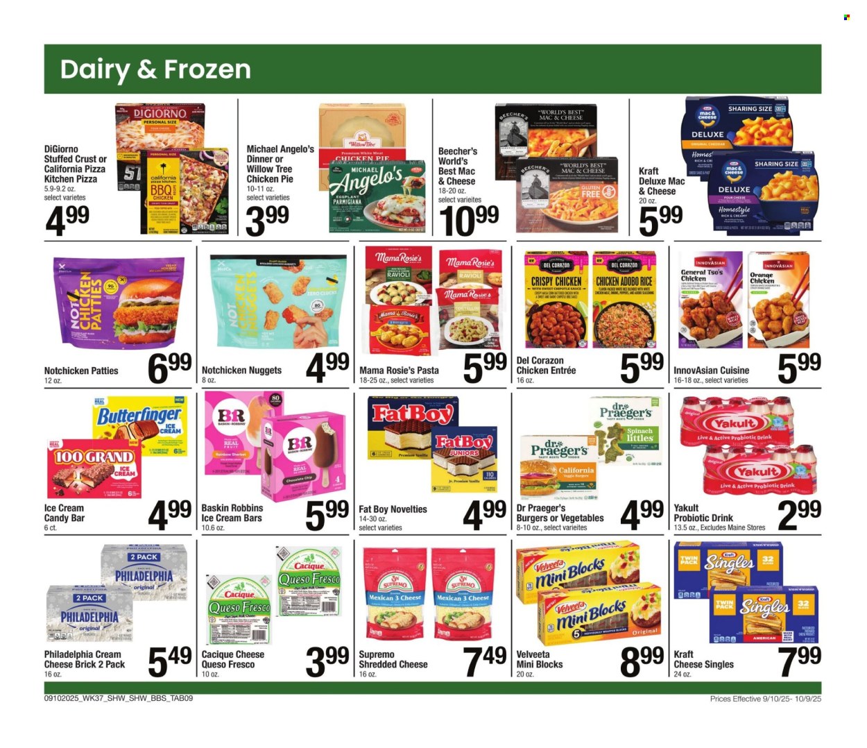 Shaw’s ad - 09/10/2025 - 10/09/2025. Page 9
