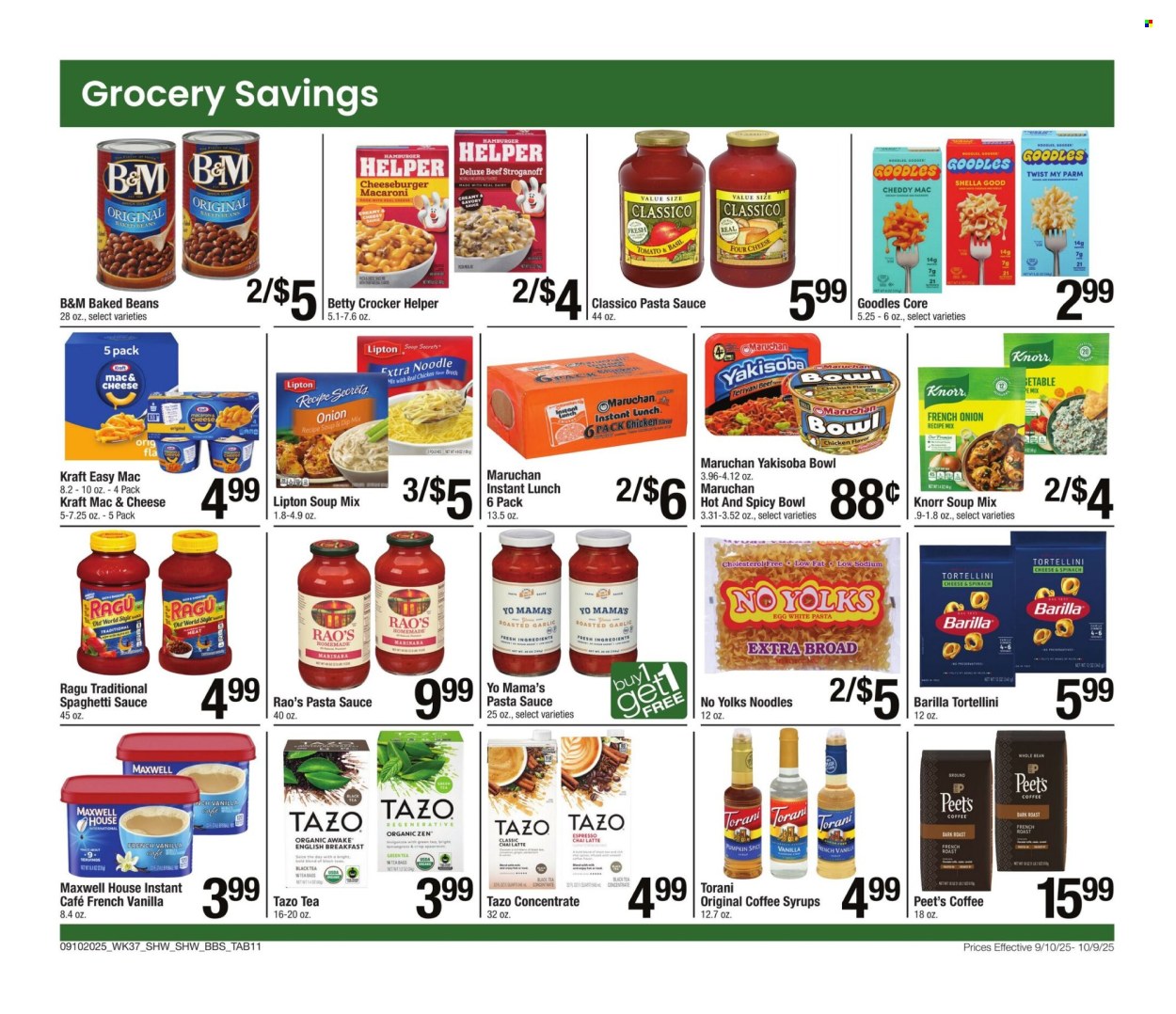 Shaw’s ad - 09/10/2025 - 10/09/2025. Page 11