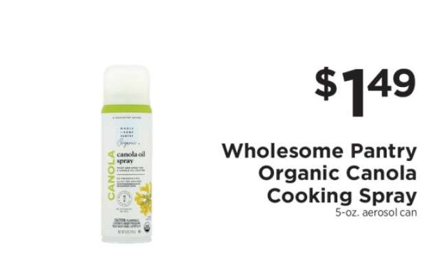 Wholesome Pantry Organic Canola Cooking Spray