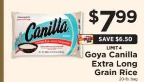 Goya Canilla Extra Long Grain Rice