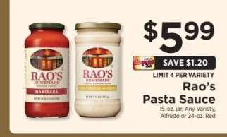 Rao's Pasta Sauce