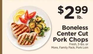 Boneless Center Cut Pork Chops