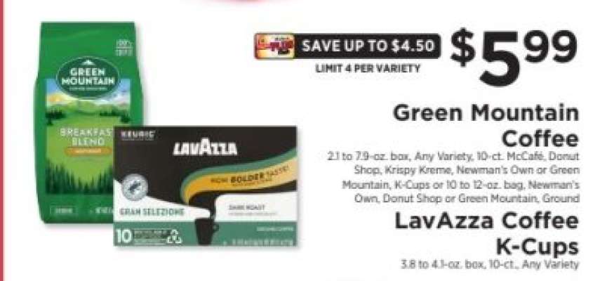 Green Mountain Coffee / LavAzza Coffee K-Cups