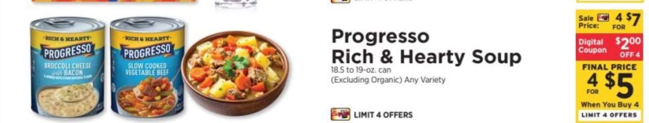 Progresso Rich & Hearty Soup