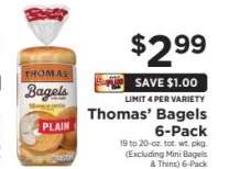 Thomas' Bagels 6-Pack