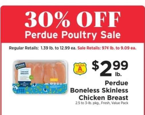 Perdue Boneless Skinless Chicken Breast