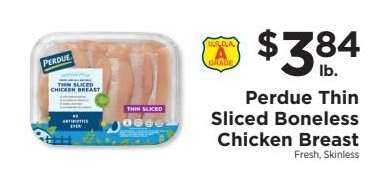 Perdue Thin Sliced Boneless Chicken Breast