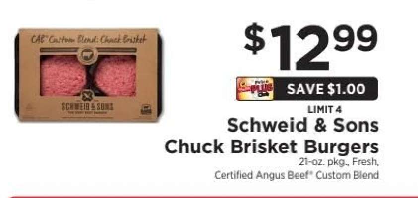 Schweid & Sons Chuck Brisket Burgers