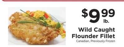 Wild Caught Flounder Fillet