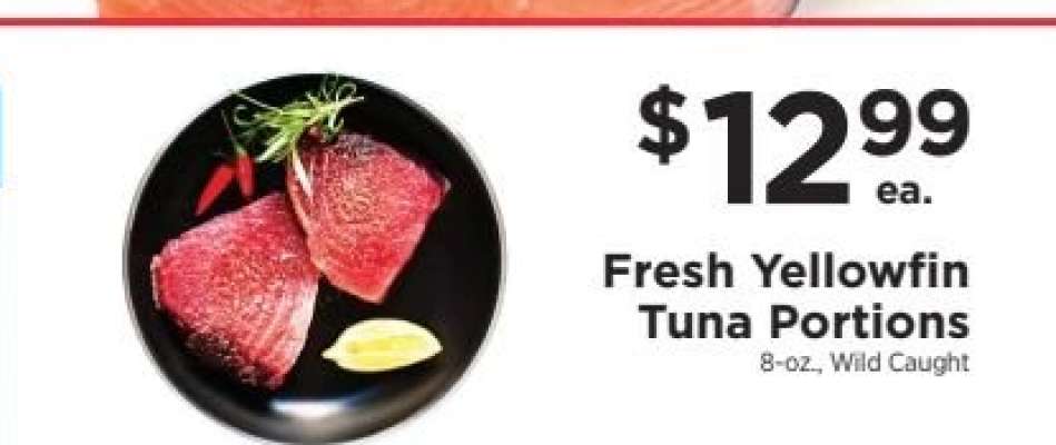 Fresh Yellowfin Tuna Portions