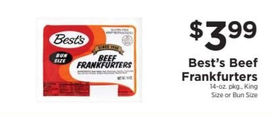 Best’s Beef Frankfurters