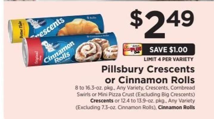 Pillsbury Crescents or Cinnamon Rolls*