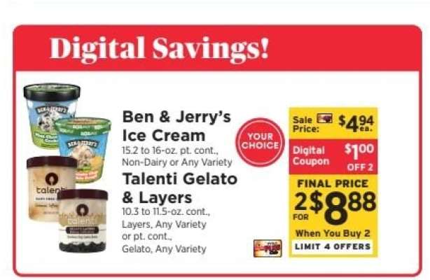 Ben & Jerry’s Ice Cream / Talenti Gelato & Layers