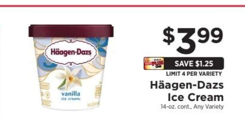 Häagen Dazs Ice Cream
