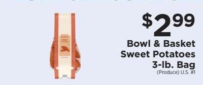 Bowl & Basket Sweet Potatoes