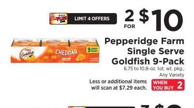 Pepperidge Farm Single Serve Goldfish 9-Pack