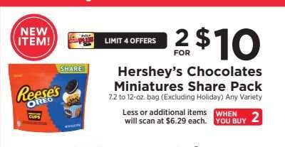 Hershey’s Chocolates Miniatures Share Pack