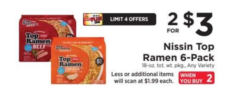 Nissin Top Ramen 6-Pack
