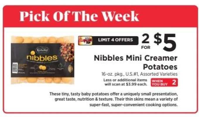 Nibbles Mini Creamer Potatoes
