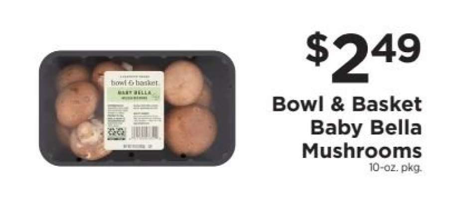 Bowl & Basket Baby Bella Mushrooms