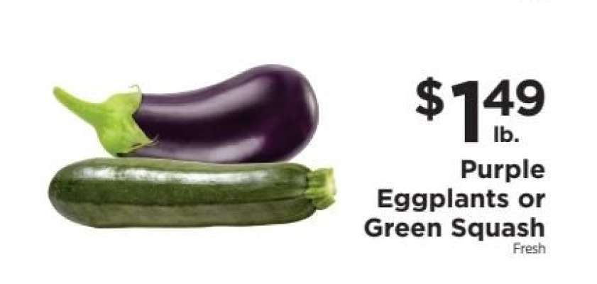 Purple Eggplants or Green Squash