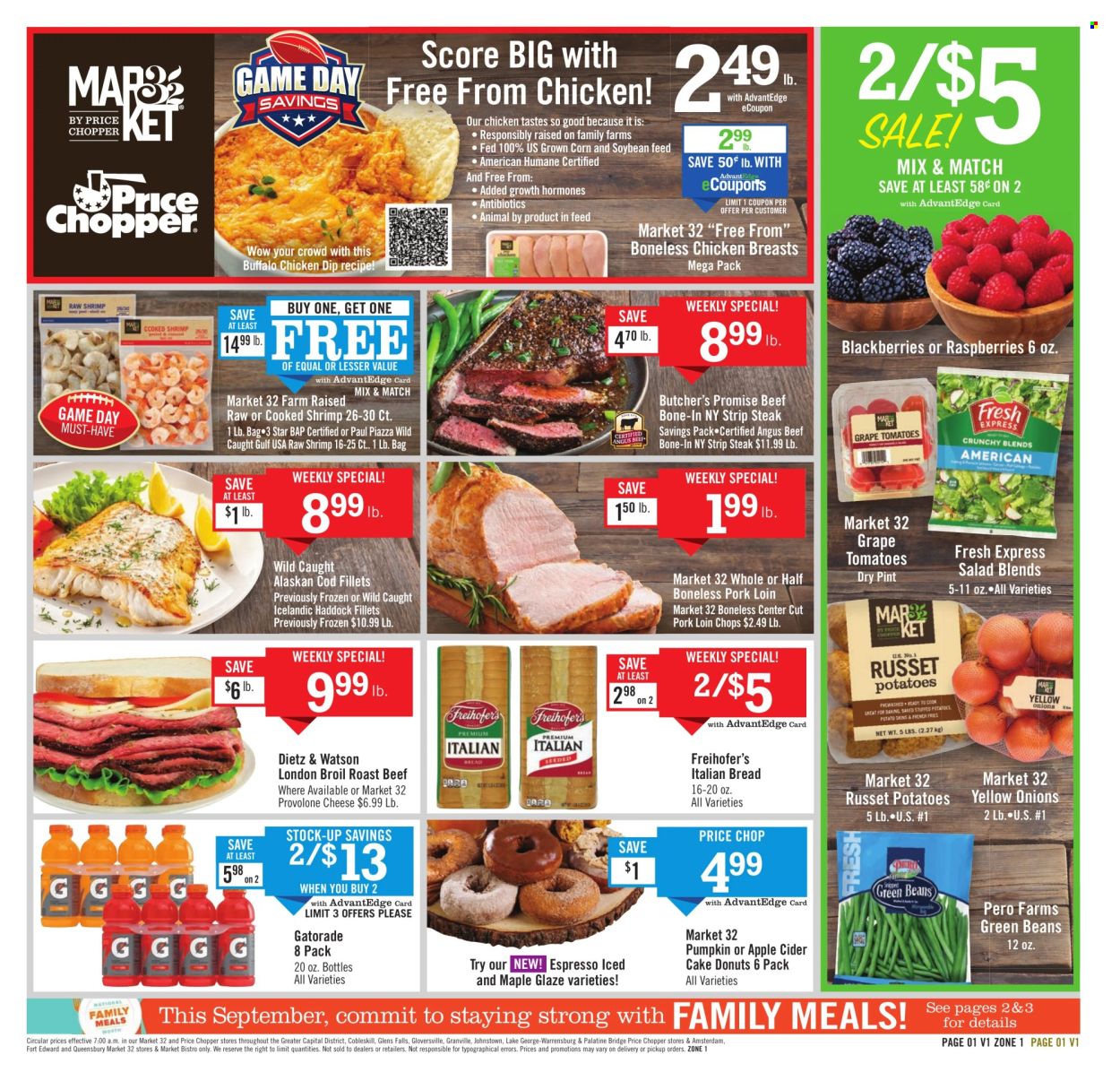 Price Chopper ad - 09/14/2025 - 09/20/2025. Page 1